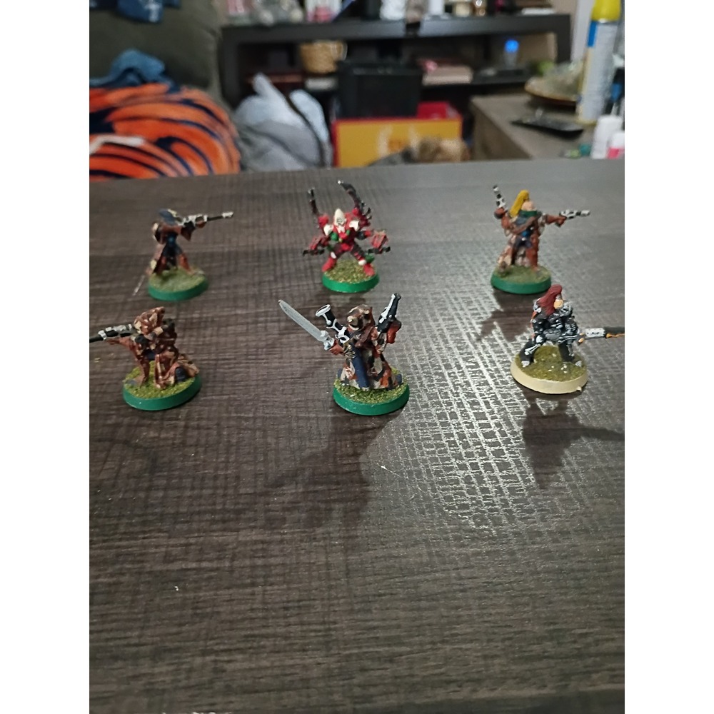 Warhammer 40k Eldar Aeldari Metal Miniatures Lot Rangers Striking Scorpion 6pc